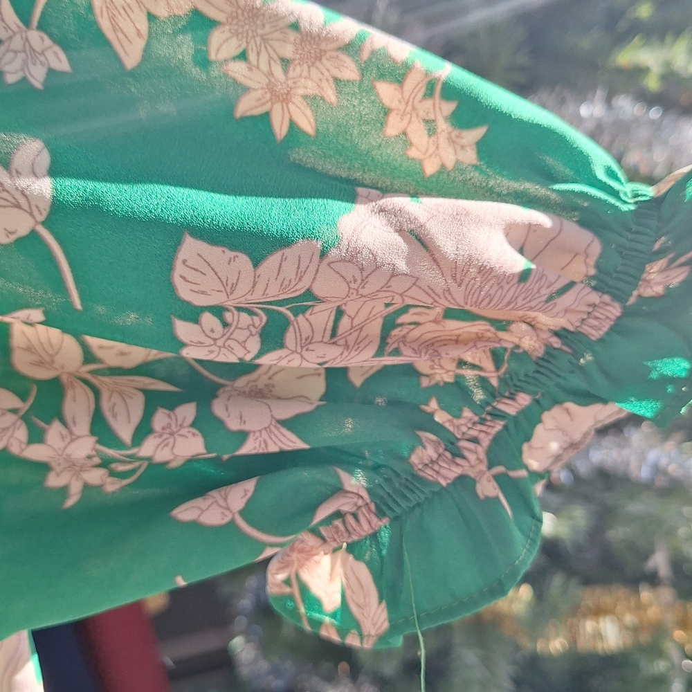 Sienna Sky Green Floral Blouse - Picture 3 of 6